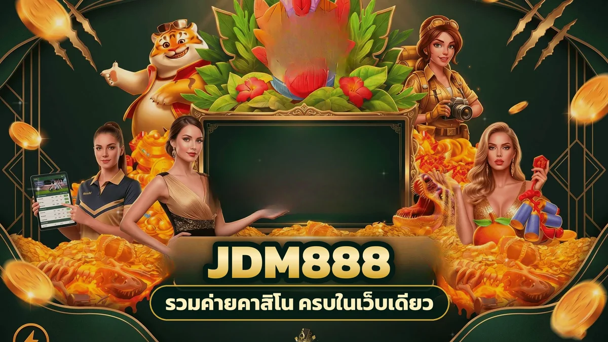 ภาพปกบทความ jdm888 เกมโปรดกับเกมใหม่ เปิดสลับกันแล้วพาตัวเองไปเจอคาสิโนอีกจังหวะ